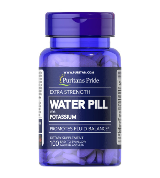 Puritan's Pride Water Pill with Potassium (100 табл)