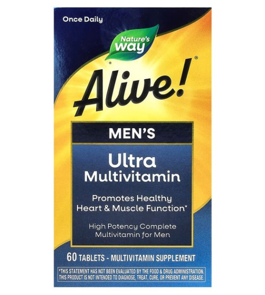 Nature's Way Alive! Men's Ultra Potency Multivitamin (60 табл)