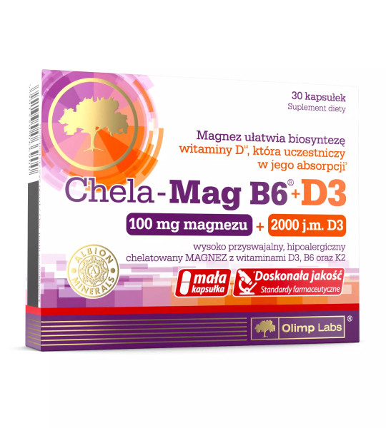 Olimp Chela Mag B6 + D3 30 капс