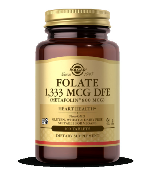 Solgar Folate 1333 mcg DFE (Metafolin 800 mcg) (100 табл)