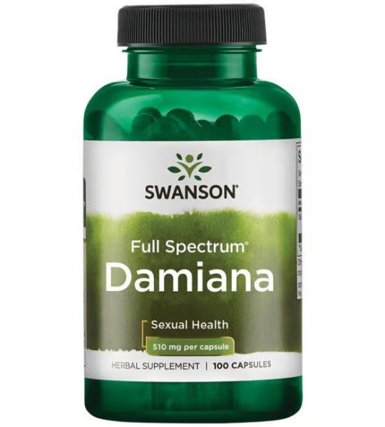 Swanson Full Spectrum Damiana 510 mg (100 капс)