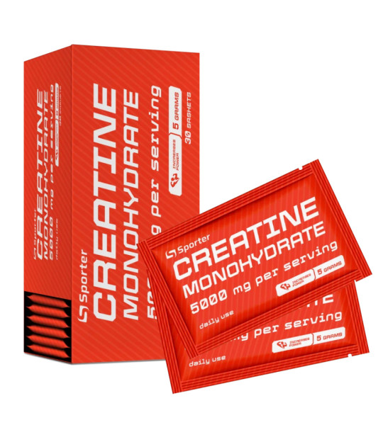 Sporter Creatine Monohydrate 5000 mg Саше (5 грам)