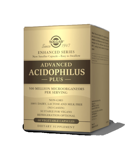 Solgar Advanced Acidophilus Plus Veg Caps (60 капс)