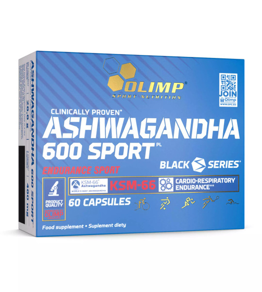 Olimp Ashwagandha 600 Sport KSM-66 (60 капс)