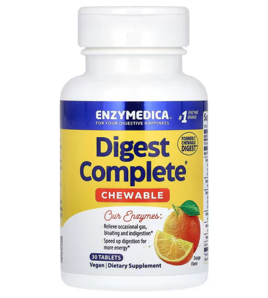 Enzymedica Digest Complete Chewable (30 жув табл)