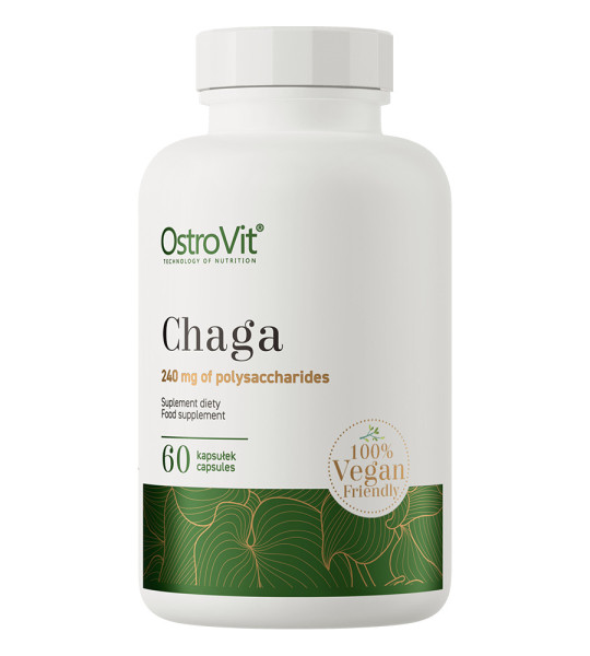 OstroVit Chaga 600 mg Vegan (60 капс)