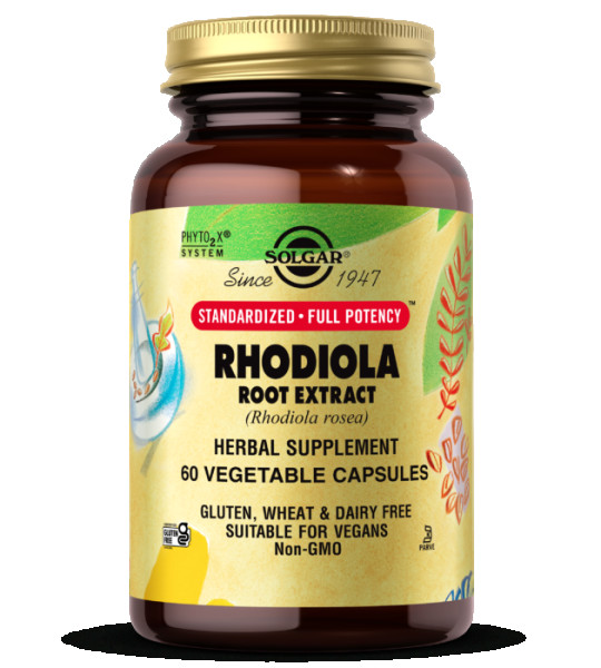 Solgar Rhodiola Root Extract Veg Caps (60 капс)