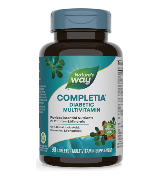 Nature's Way Completia Diabetic Multivitamin (90 табл)