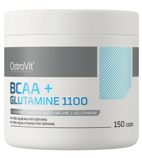 OstroVit BCAA + Glutamine 1100 (150 капс)