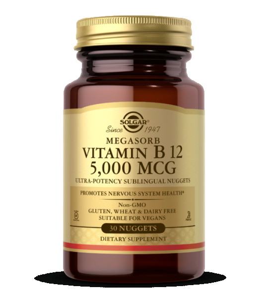 Solgar Vitamin B12 5000 mcg (30 табл)