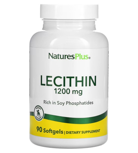 NaturesPlus Lecithin 1200 mg Softgels (90 капс)