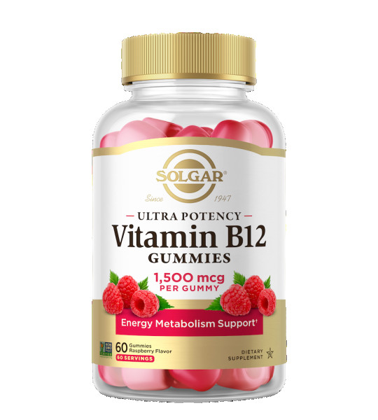 Solgar Vitamin B12 Ultra Potency Gummies 1500 mcg (60 жув табл)