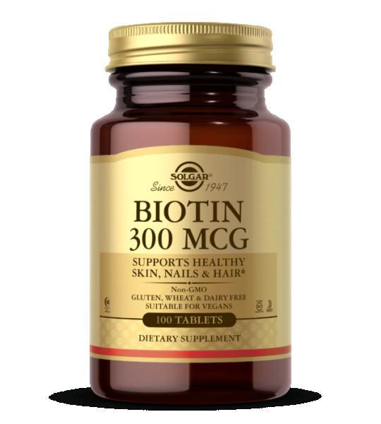 Solgar Biotin 300 mcg (100 табл)