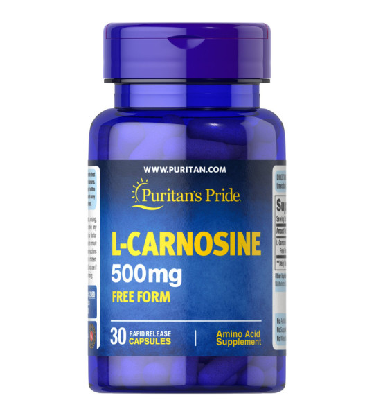 Puritan's Pride L-Carnosine 500 mg (30 капс)