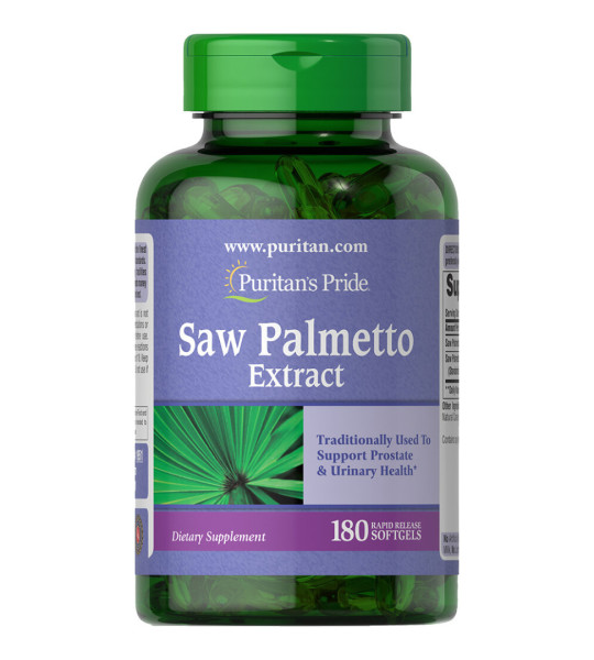 Puritan's Pride Saw Palmetto Extract Softgels (180 капс)