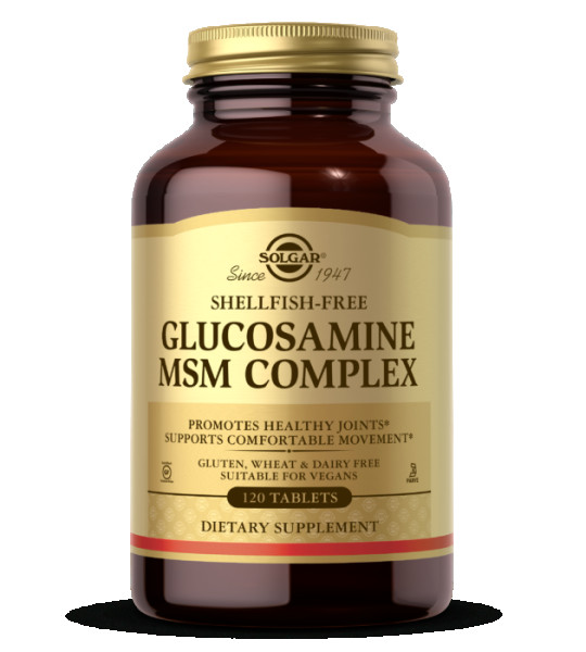 Solgar Glucosamine MSM Complex Shellfish-Free (120 таб)