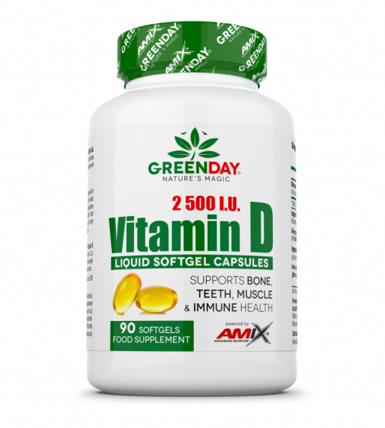 Amix GreenDay Vitamin D 2500 IU Softgels (90 капс)