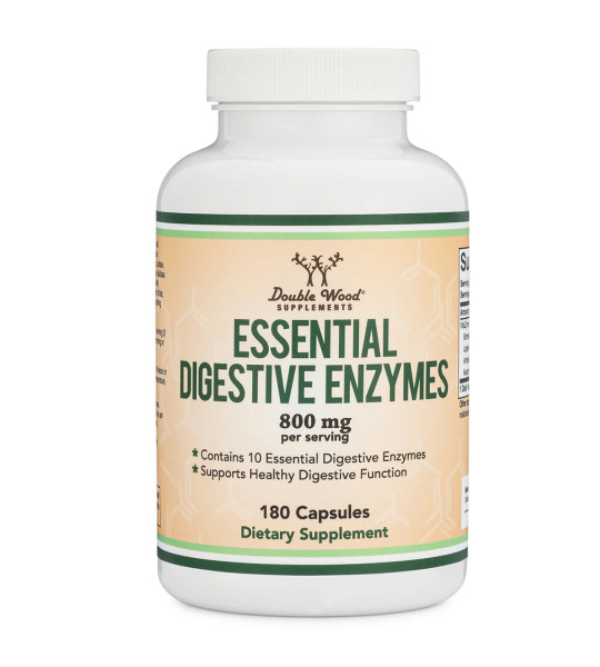 Double Wood Essential Digestive Enzymes 800 mg (180 капс)