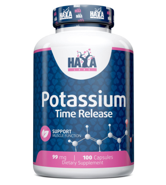 HaYa Labs Potassium Time Release 99 mg (100 капс)