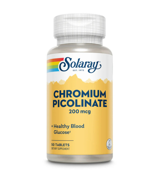 Solaray Chromium Picolinate 200 мкг 50 табл