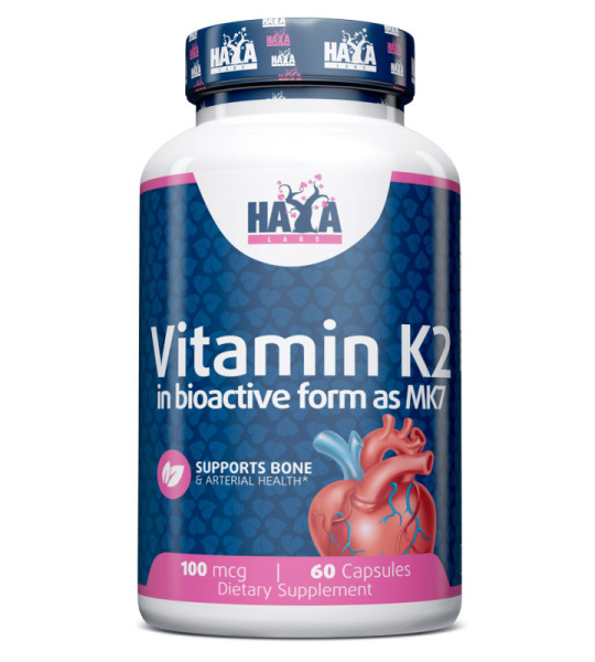 HaYa Labs Vitamin K2 100 mcg (60 капс)