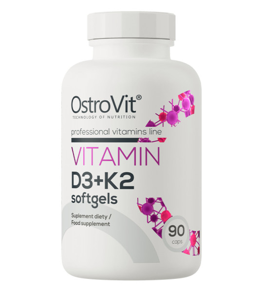 OstroVit Vitamin D3 + K2 (90 капс)