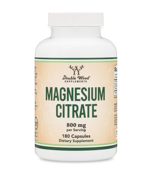 Double Wood Magnesium Citrate 800 mg (180 капс)