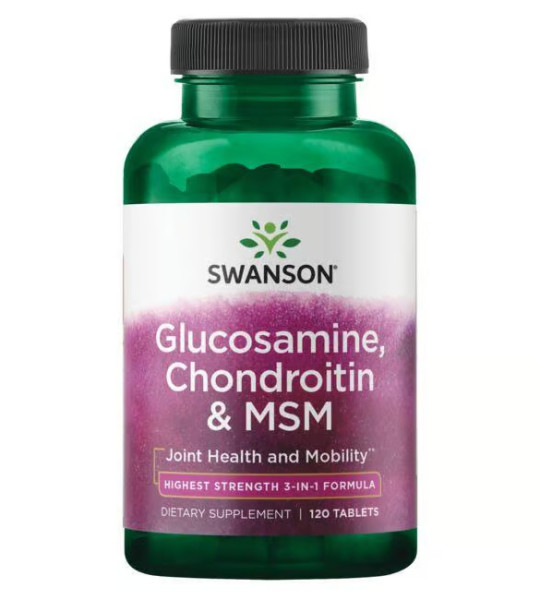 Swanson Glucosamine, Chondroitin & MSM (120 табл)