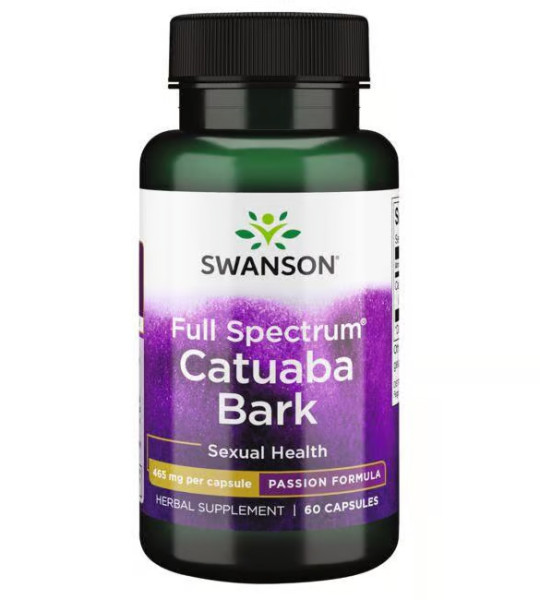 Swanson Full Spectrum Catuaba Bark 465 mg (60 капс)