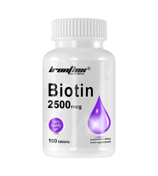 IronFlex Biotin 2500 mcg (100 табл)