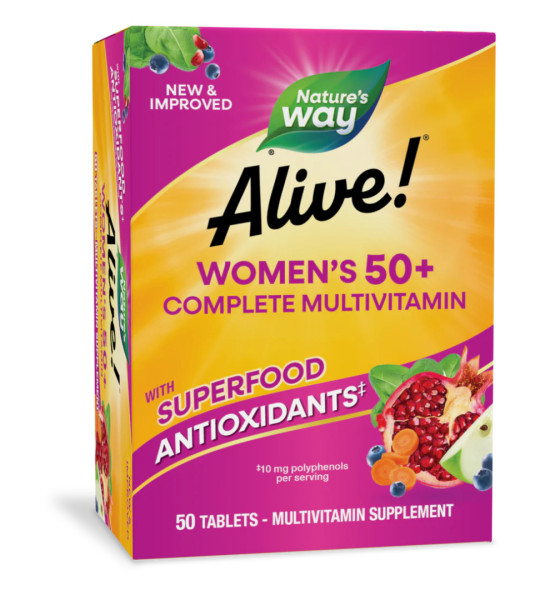 Nature's Way Alive! Women's 50+ Complete Multivitamin (50 табл)