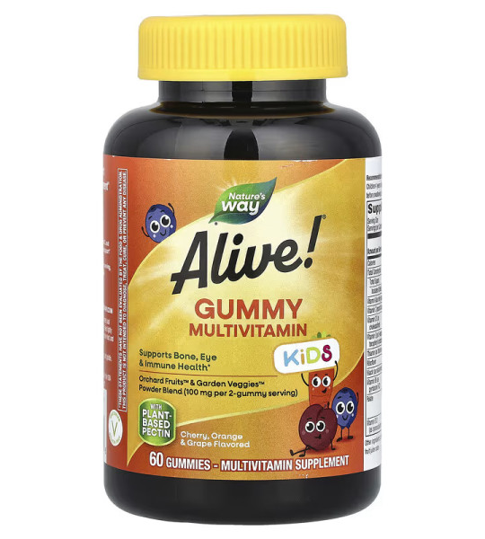 Nature's Way Alive! Kids Multivitamin Gummy (60 жув табл)