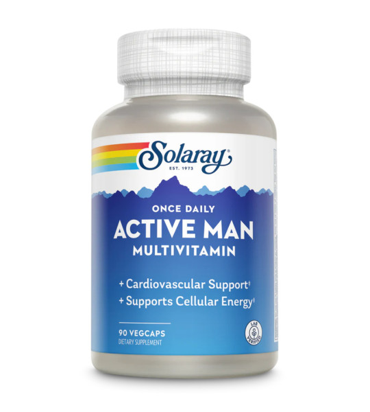 Solaray Active Man Multivitamin VegCaps (90 капс)