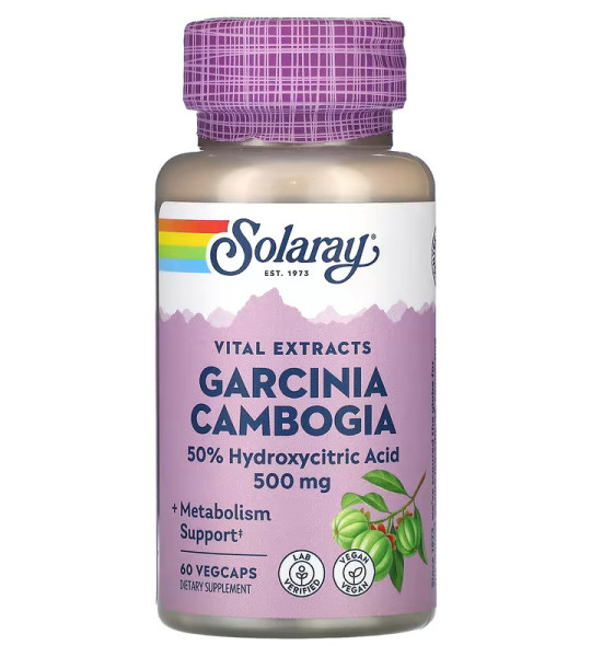 Solaray Garcinia Cambogia 500 mg VegCaps (60 капс)