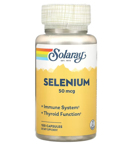 Solaray Selenium 50 mcg (100 капс)