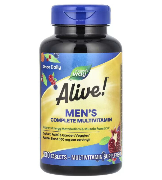 Nature's Way Alive! Men's Complete Multivitamin (130 табл)