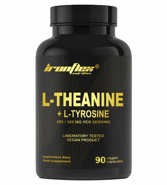 IronFlex L-Theanine + L-Tyrosine 200 / 300 mg Veg Caps (90 капс)