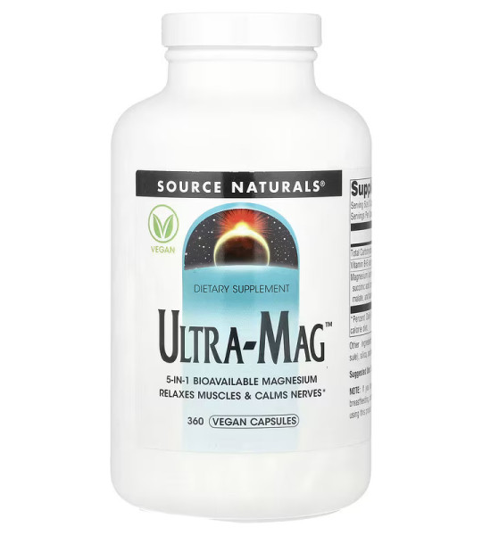 Source Naturals Ultra-Mag Veg Caps (360 капс)