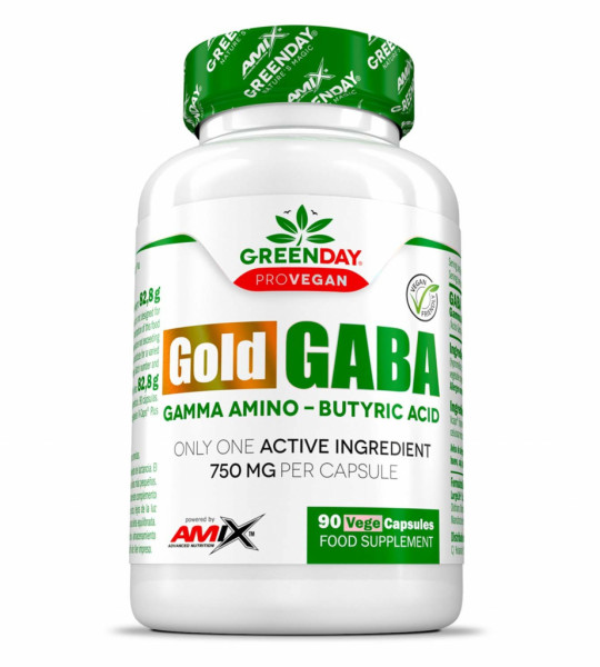 Amix GreenDay Gold GABA 750 mg Veg Caps (90 капс)