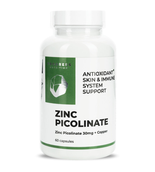 Progress Nutrition Zinc Picolinate 30 mg (60 капс)