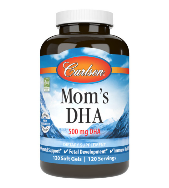 Carlson Mom's DHA 500 mg Softgels (120 капс)