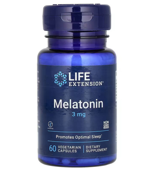 Life Extension Melatonin 3 mg Veg Caps (60 капс)