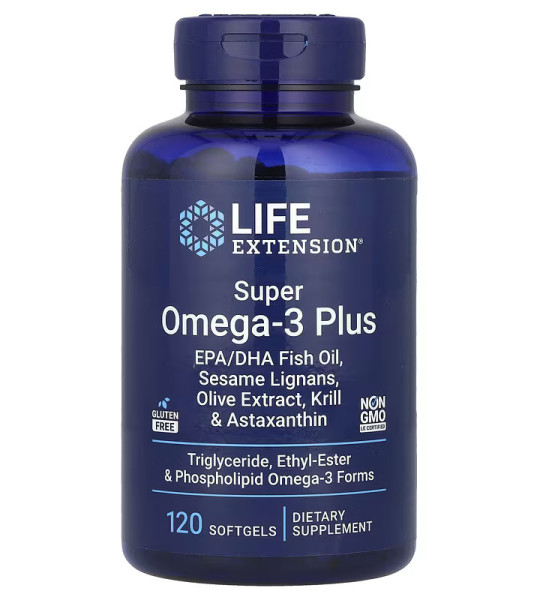 Life Extension Super Omega-3 Plus Softgels (120 капс)