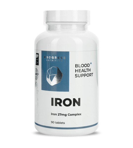 Progress Nutrition Iron Complex 27 mg (90 табл)