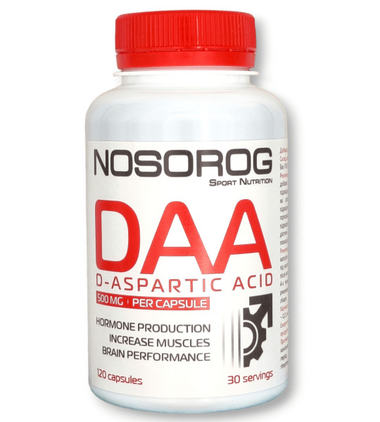 Nosorog DAA D-Aspartic Acid 500 mg (120 капс)