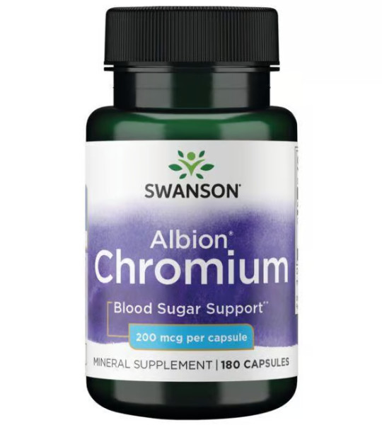 Swanson Albion Chromium 200 mcg (180 капс)