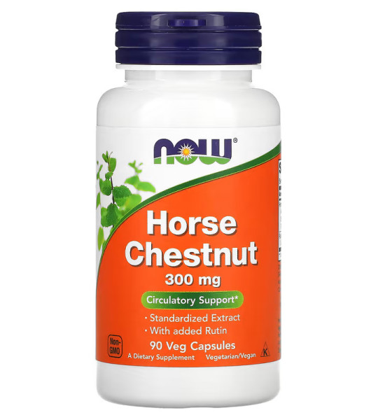 NOW Horse Chestnut 300 mg Veg Caps (90 капс)