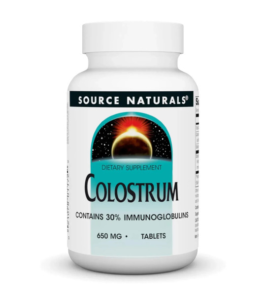 Source Naturals Colostrum 650 mg (30 табл)