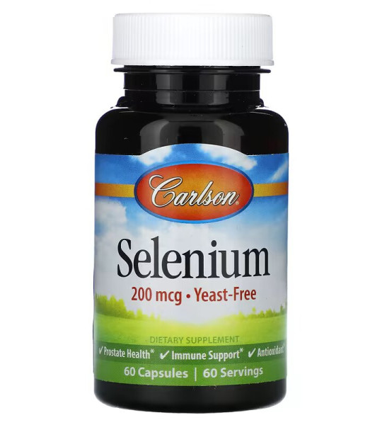 Carlson Selenium 200 mcg (60 капс)