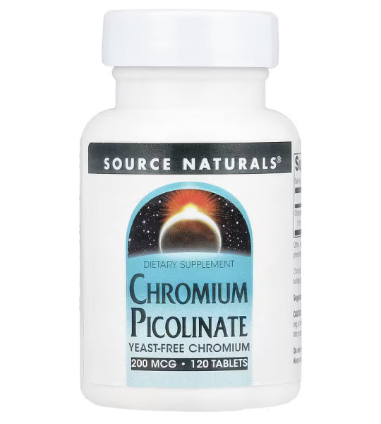 Source Naturals Chromium Picolinate 200 mcg (120 табл)
